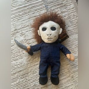 Michael Myers Horror Plush Doll with Knife from Spirit Halloween
